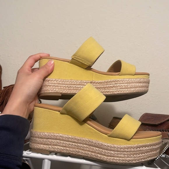 LAUREN CONRAD Espadrille Wedge Shoes size 6.5 - Picture 4 of 13
